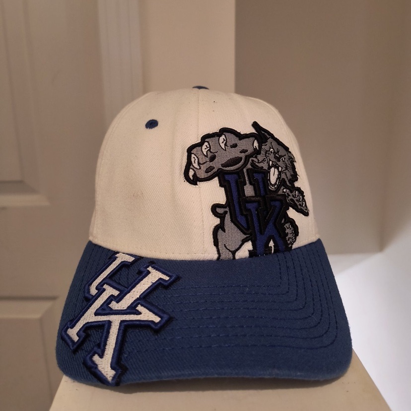 Kentucky Wildcats Zephyr Rare Stitched And Embroidered Blue  White Hat